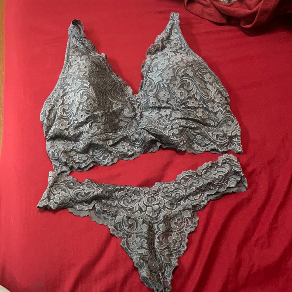 dark grey Bralette XXL